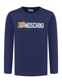 Moschino Трикотажный лонгслив с принтом
