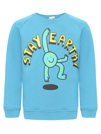 Stella McCartney kids Толстовка из хлопка с принтом