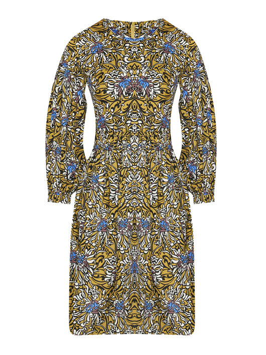 Max Mara Платье из хлопка с узором