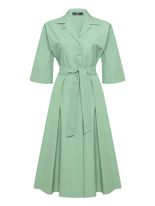 Weekend Max Mara Платье из хлопка с поясом