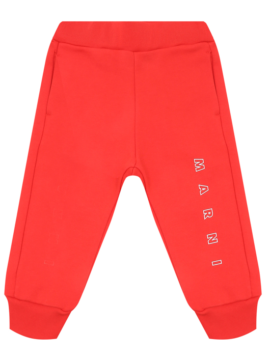 Marni Брюки из хлопка с логотипом