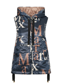 Max Mara Жилет на молнии с капюшоном