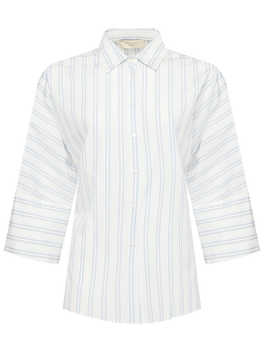 Weekend Max Mara Рубашка из хлопка свободного кроя