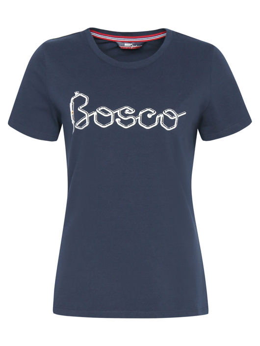 BOSCOBOSCO Футболка из хлопка с узором