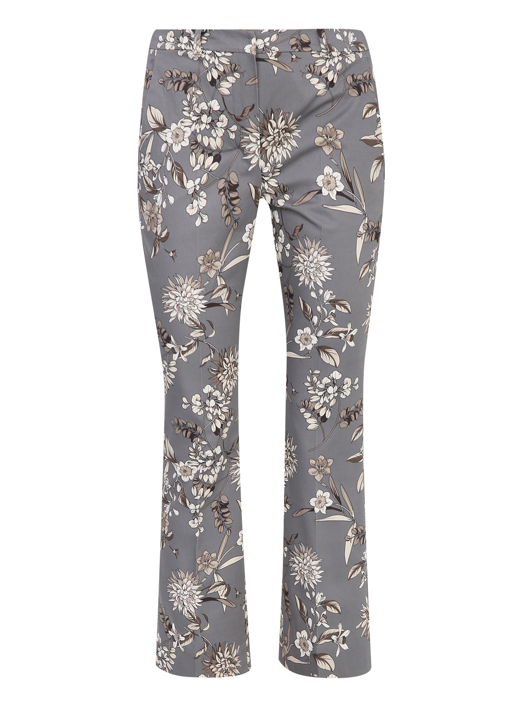 Max Mara Брюки из хлопка с цветочным узором