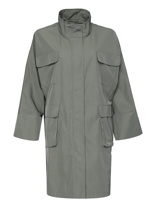 Marina Rinaldi Плащ с накладными карманами