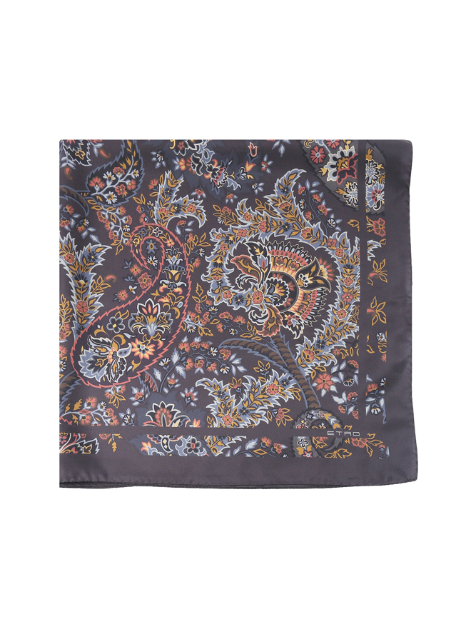 Etro Платок из шелка с узором