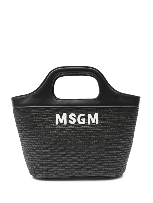 MSGM Сумка из соломы с логотипом