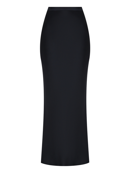 Max Mara Сатиновая юбка-макси