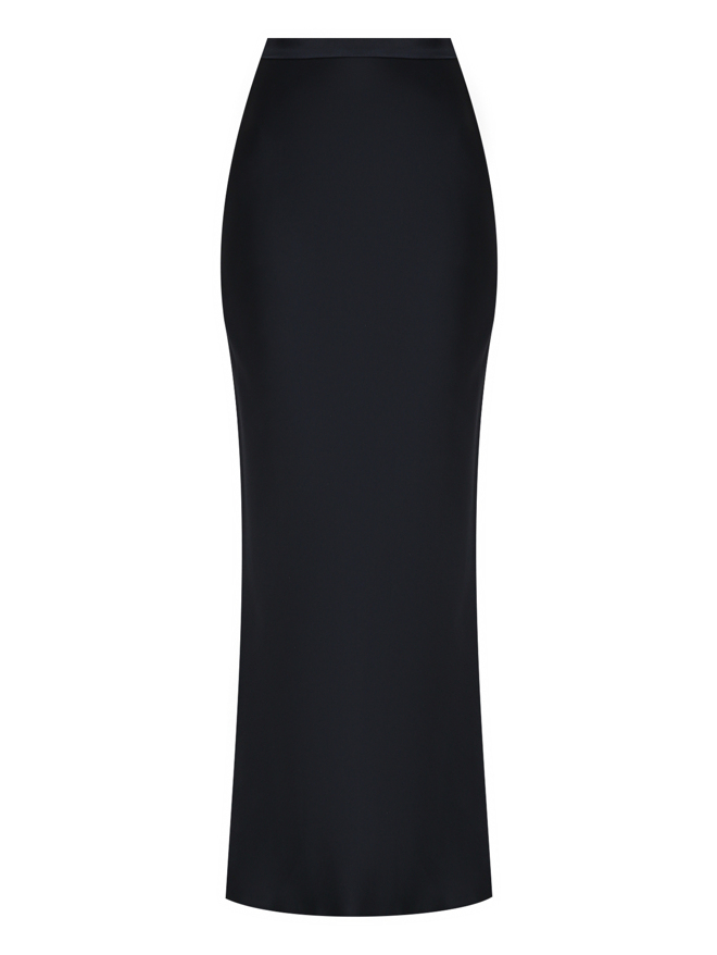 Max Mara Сатиновая юбка-макси