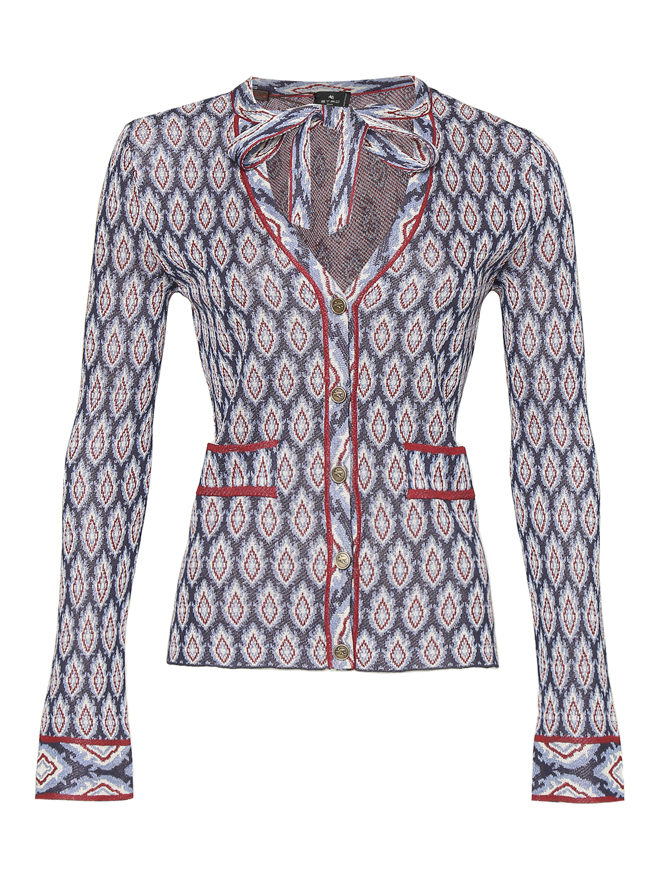 Etro Кардиган на пуговицах с узором
