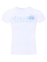 Ermanno Scervino Junior Футболка из хлопка с принтом