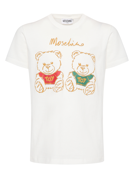 Moschino Футболка из хлопка с принтом