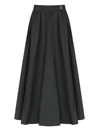 Elie Saab Расклешенная юбка с логотипом