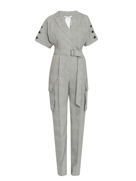 Max Mara Комбинезон из шерсти с поясом