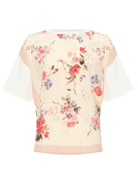 Weekend Max Mara Футболка из шелка с узором