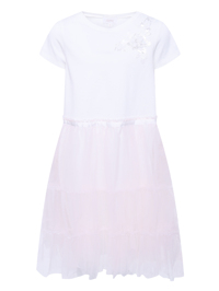 Aletta Couture Платье трикотажное с юбкой-сеткой