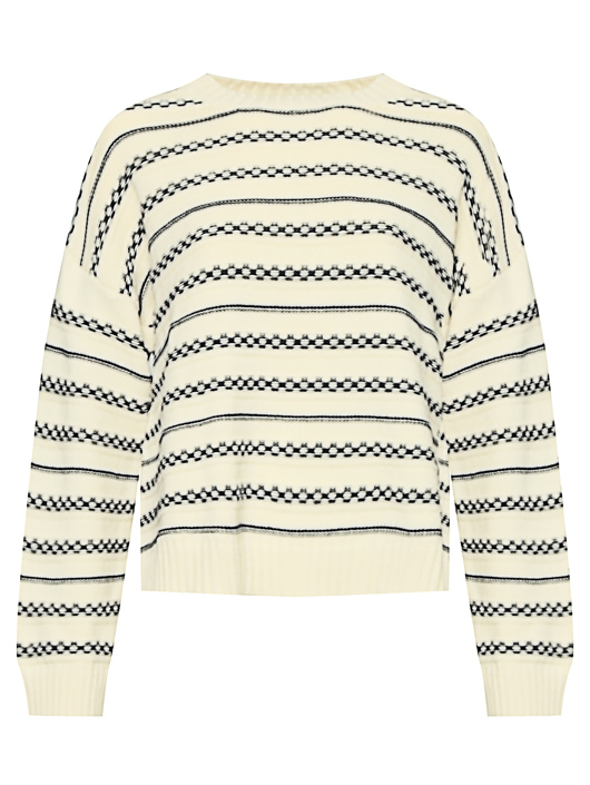 Weekend Max Mara Джемпер в фактурную полоску