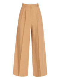 Weekend Max Mara Брюки-палаццо из вискозы и льна