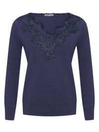 Ermanno Scervino Джемпер с отделкой из кружева