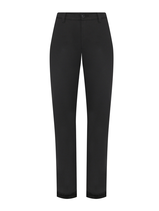 Max Mara Брюки прямого кроя с бахромой
