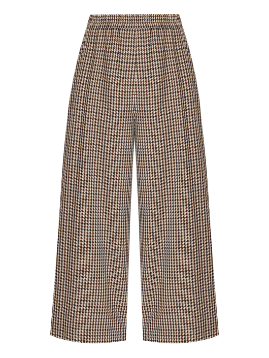 Weekend Max Mara Широкие брюки в гусиную лапку