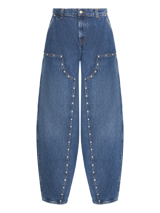 7 For All Mankind Джинсы с заклепками