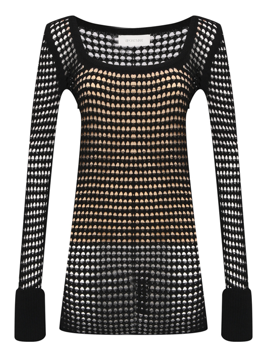 Sportmax Джемпер ажурной вязки