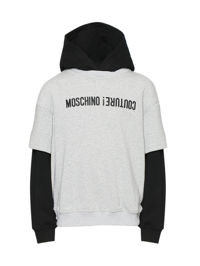 Moschino Комбинированная толстовка с капюшоном