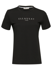 Ellassay Футболка из смешанного хлопка с логотипом