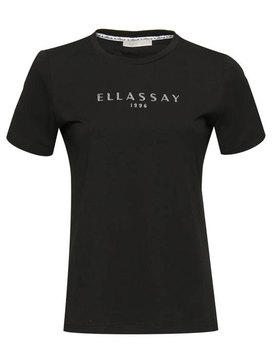 Ellassay Футболка из смешанного хлопка с логотипом