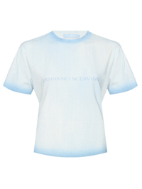 Ermanno Scervino Укороченная футболка с логотипом