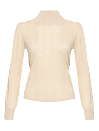 Max Mara Водолазка из шелка и шерсти