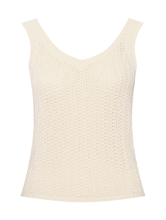 Max Mara Трикотажный топ крупной вязки