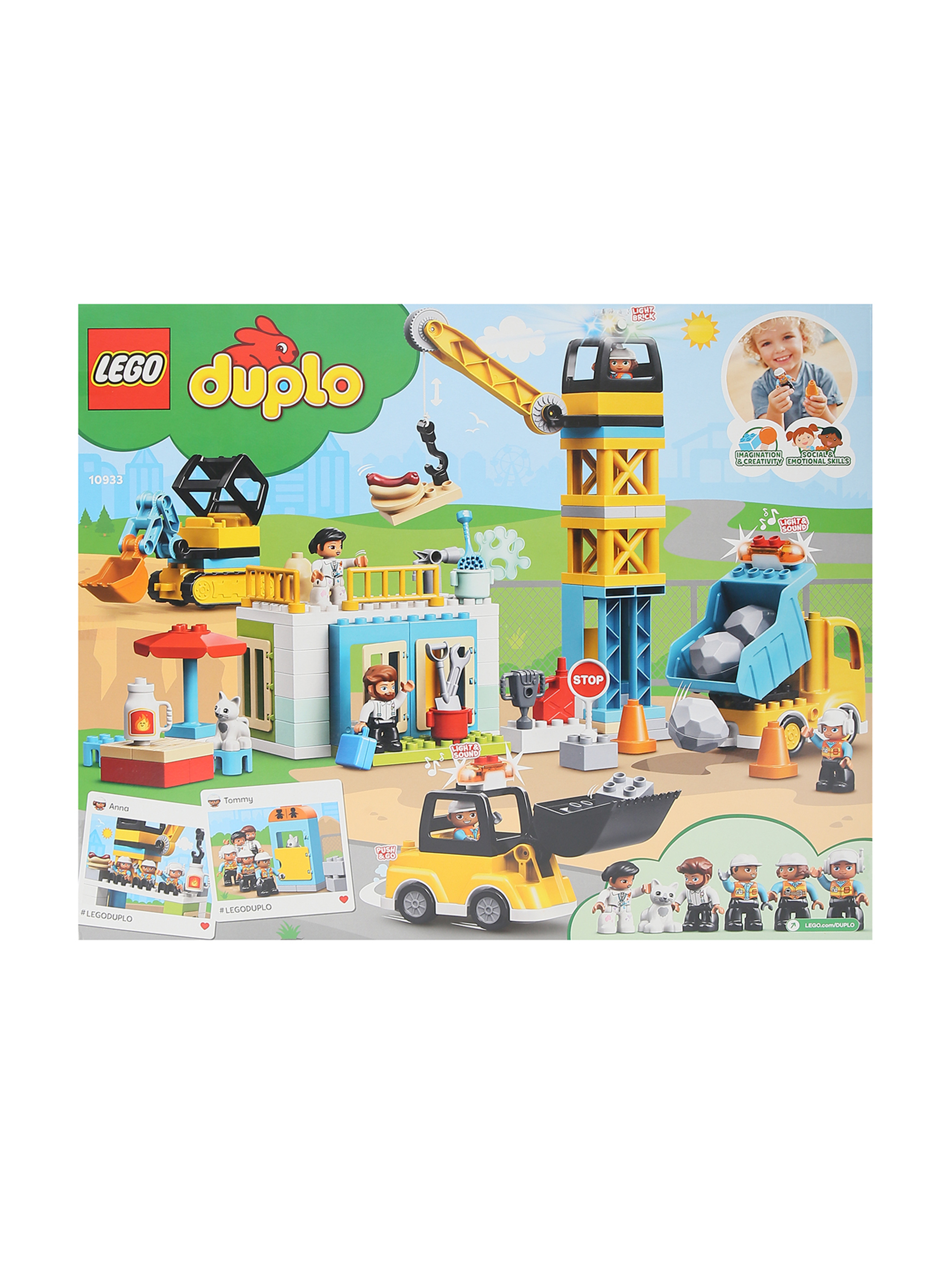 Конструктор LEGO DUPLO "Башенный кран на стройке"