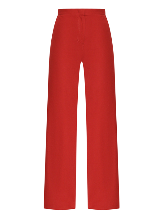 Max Mara Широкие брюки из хлопка