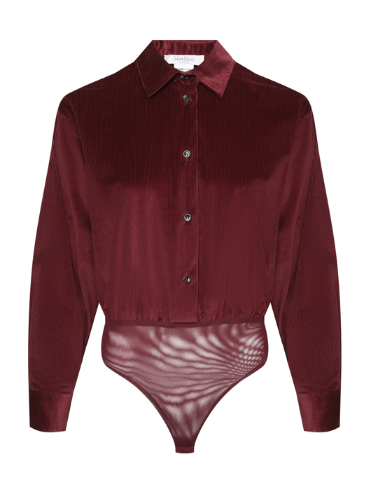 Max Mara Рубашка-боди из хлопка