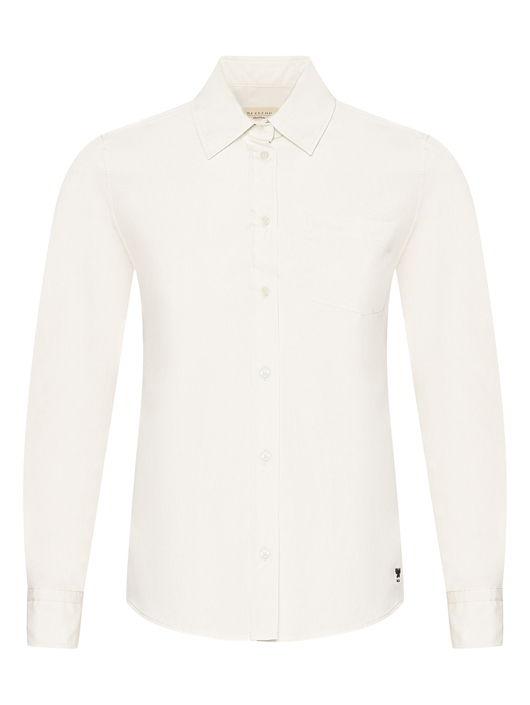 Weekend Max Mara Рубашка из хлопка с накладным карманом