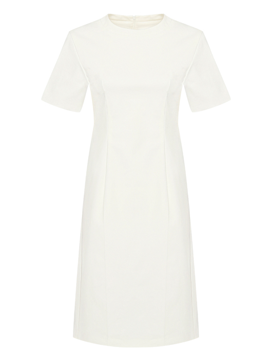 Sportmax Платье-прямого кроя из хлопка
