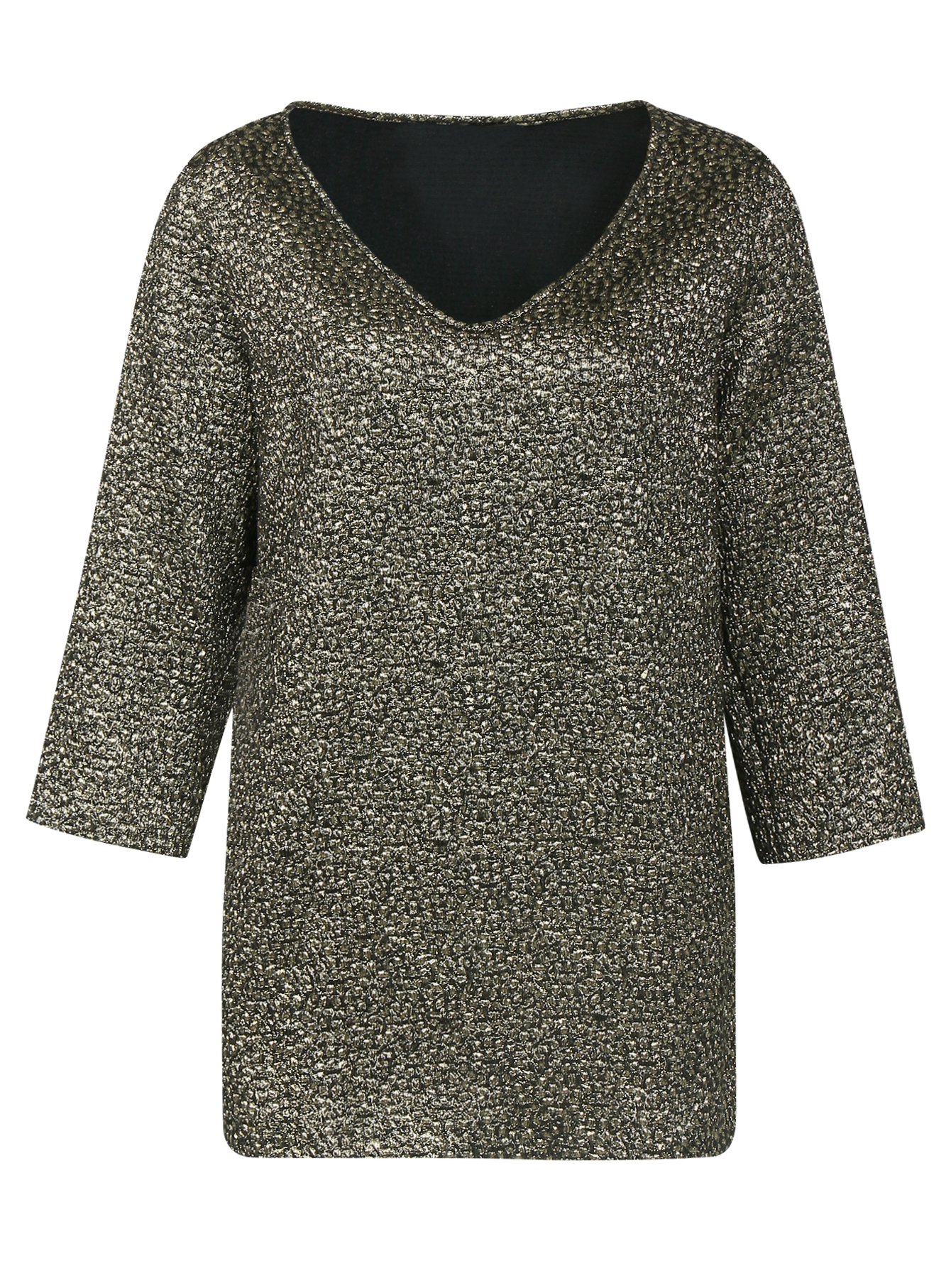 Marina Rinaldi Джемпер из металлизированной ткани