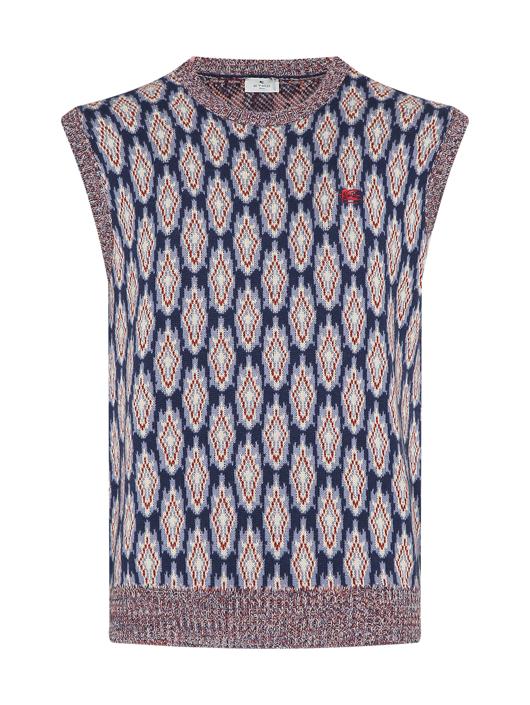 Etro Трикотажный жилет из хлопка