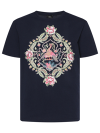 Etro Футболка из хлопка с принтом