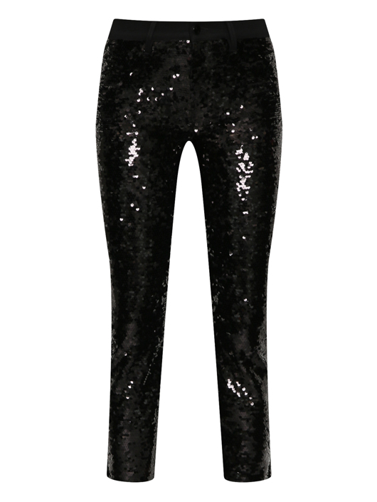 J Brand Брюки из хлопка с пайетками
