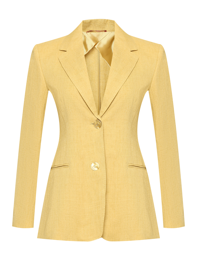 Max Mara Удлиненный жакет из льна