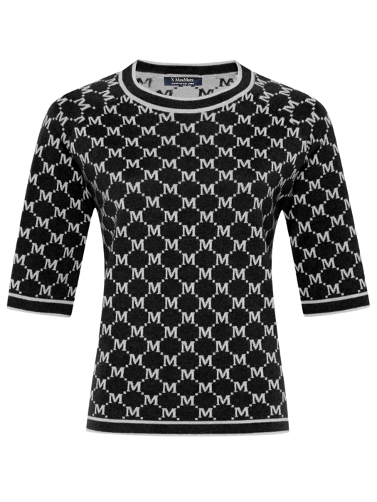 Max Mara Джемпер из шерсти и кашемира с узором