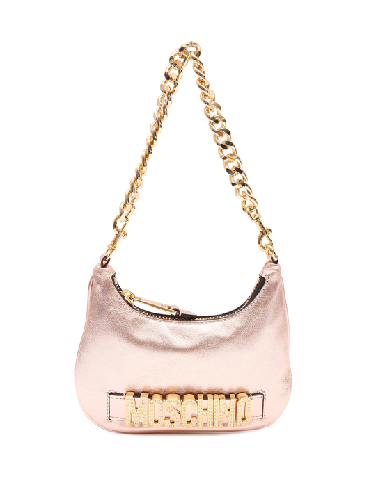 Moschino Сумка из кожи на цепочки с логотипом