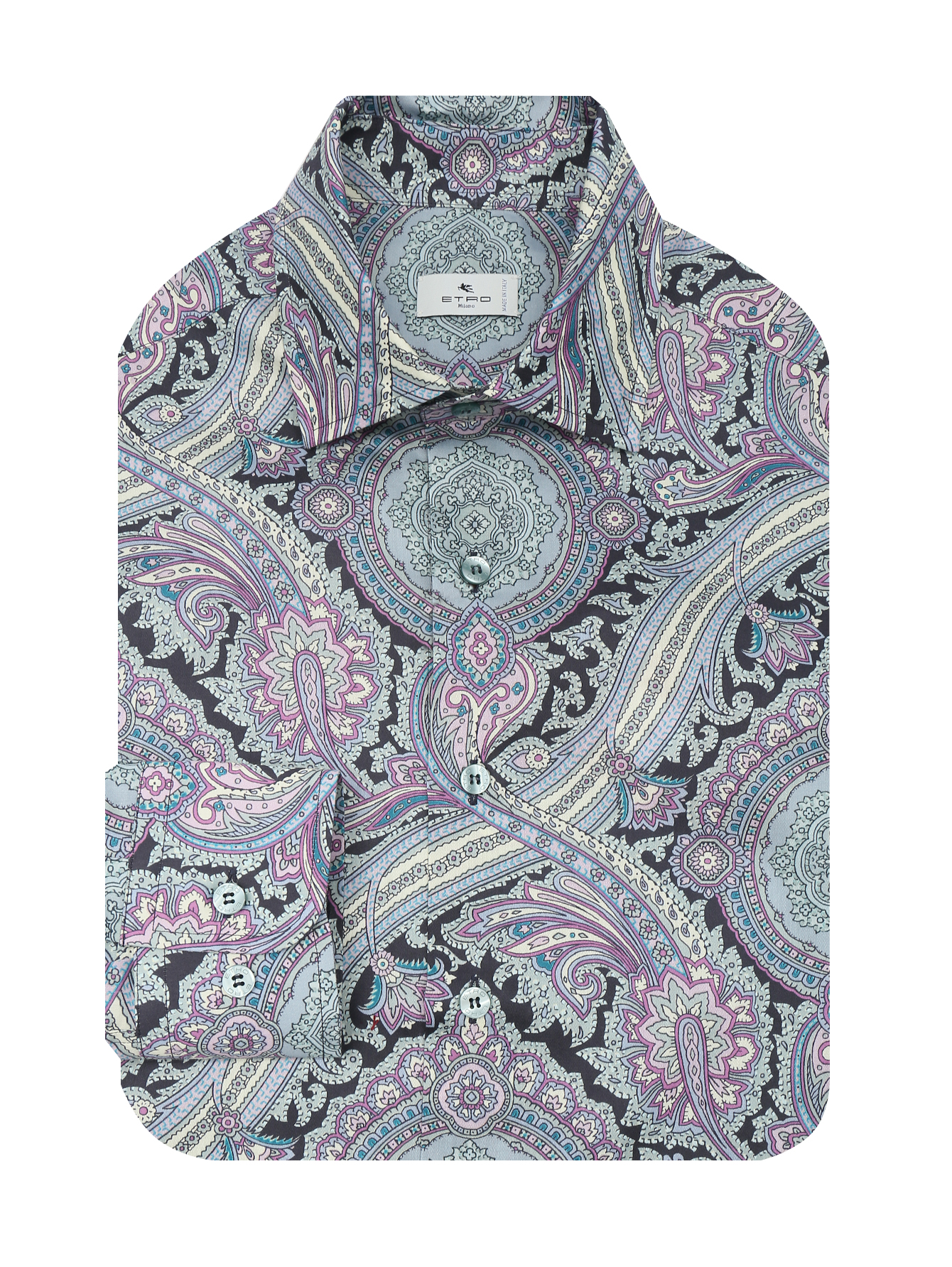 Etro Рубашка из хлопка с узором