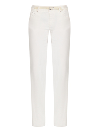 Ermanno Scervino Джинсы из хлопка с декоративным поясом