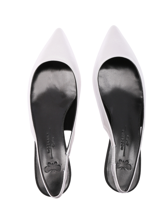 Weekend Max Mara Серебряные туфли-слингбэки