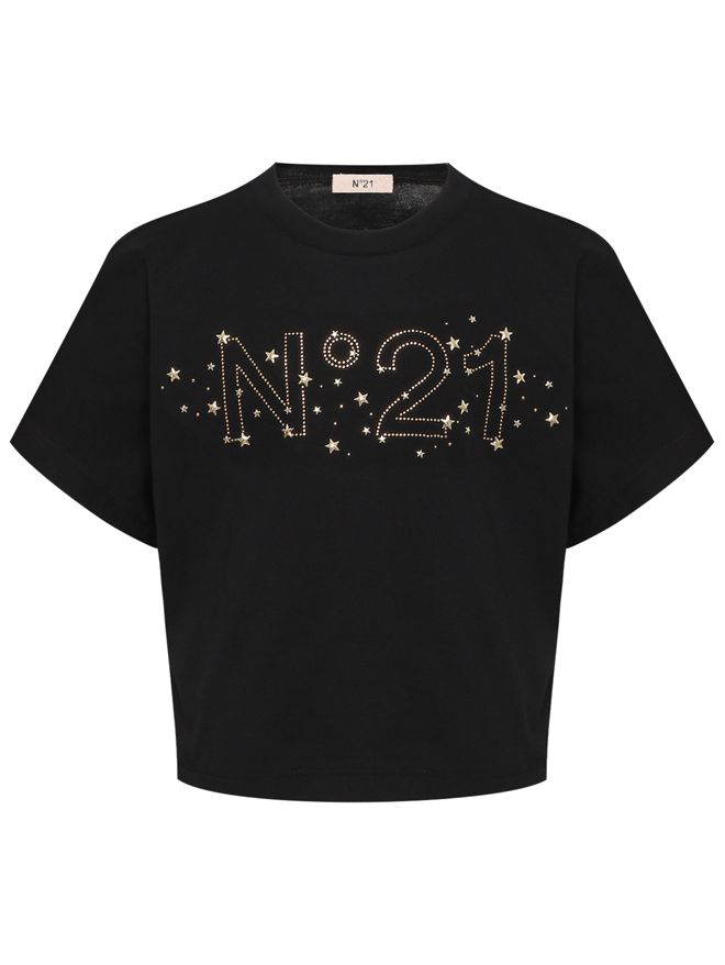 N21 Футболка из хлопка с логотипом